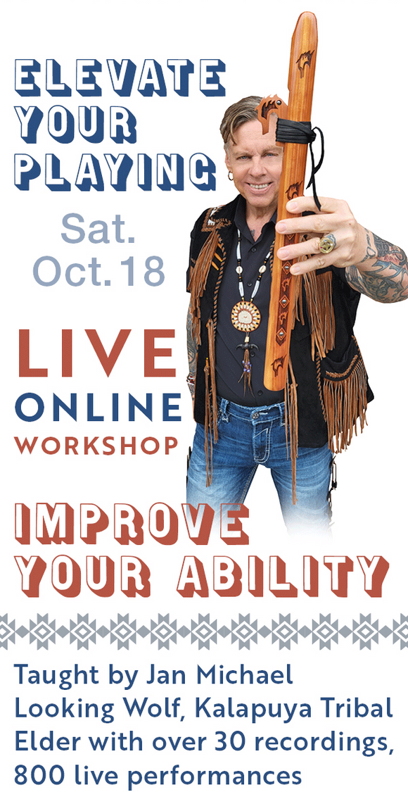 NAF Zoom Workshop October 18th  with Jan Michael Looking Wolf