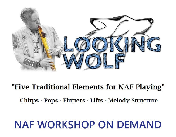 Five Traditional Elements for NAF Playing - chirps - pops - flutters - lifts - indigenous melody structures