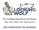 Five Traditional Elements for NAF Playing - chirps - pops - flutters - lifts - indigenous melody structures