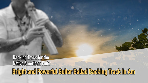 Backing Track - Bright and Powerful Guitar Ballad